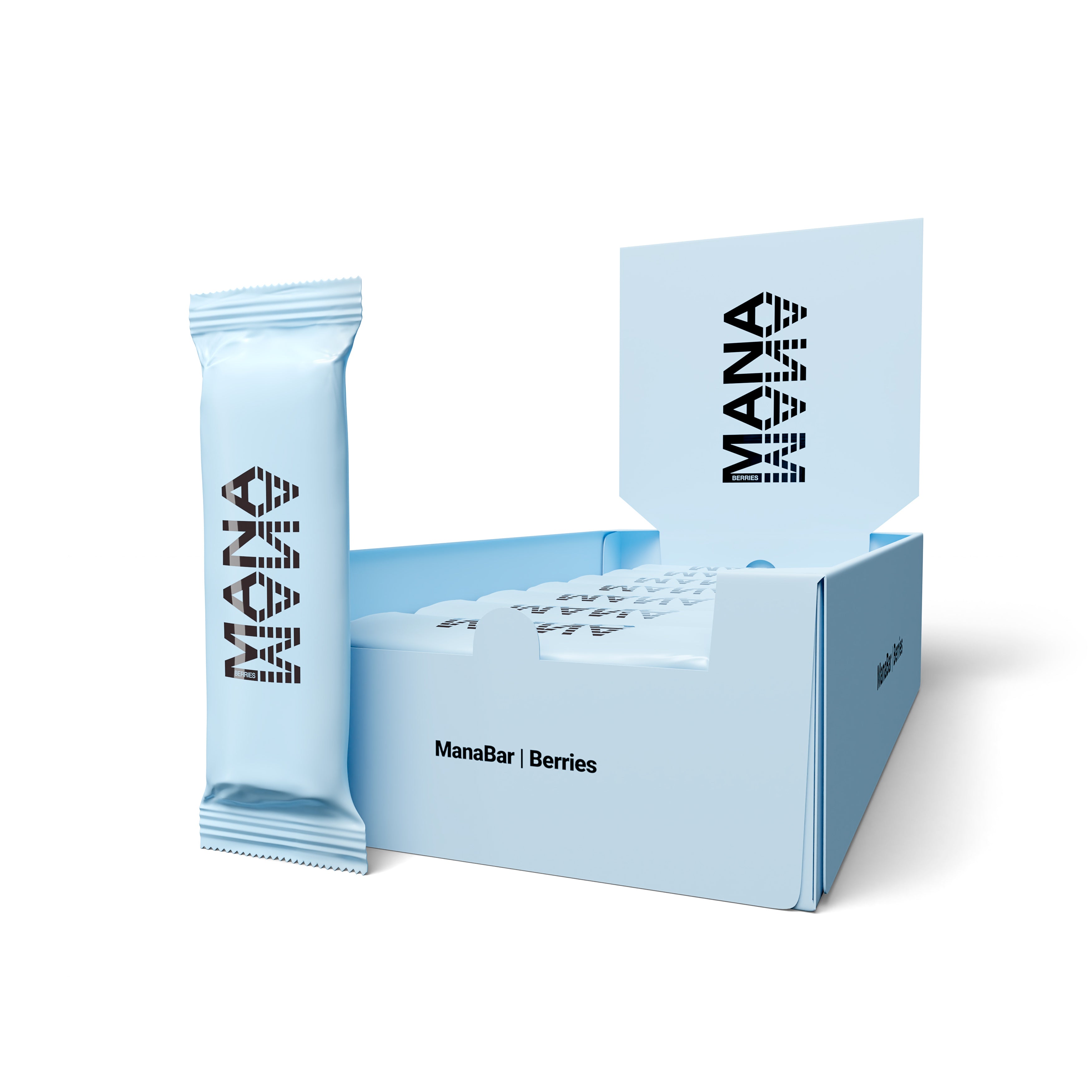 Das neue Mana ist blau. Berries ist pure Magie. Mana™ drinkmana.de